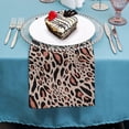 thumbnail image 4 of Cloth Napkins Leopard Skin Animal Soft Comfortable Napkins 6 pcs for Family Dinners Weddings Cocktail Kitchen Banquet Decorative Washcloths, 4 of 6