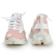 thumbnail image 4 of Turtle Back Leaves, Pink Walking Shoes for Men Woman Lightweight Tennis Fashion Elastic Sports Shoes Cushion Basketball Shoes, 4 of 7