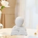thumbnail image 3 of Escultura artística abstracta de estatuilla, decoración del hogar, acentos, regalos, adorno de porcelana Blanco Lectura, 3 of 8