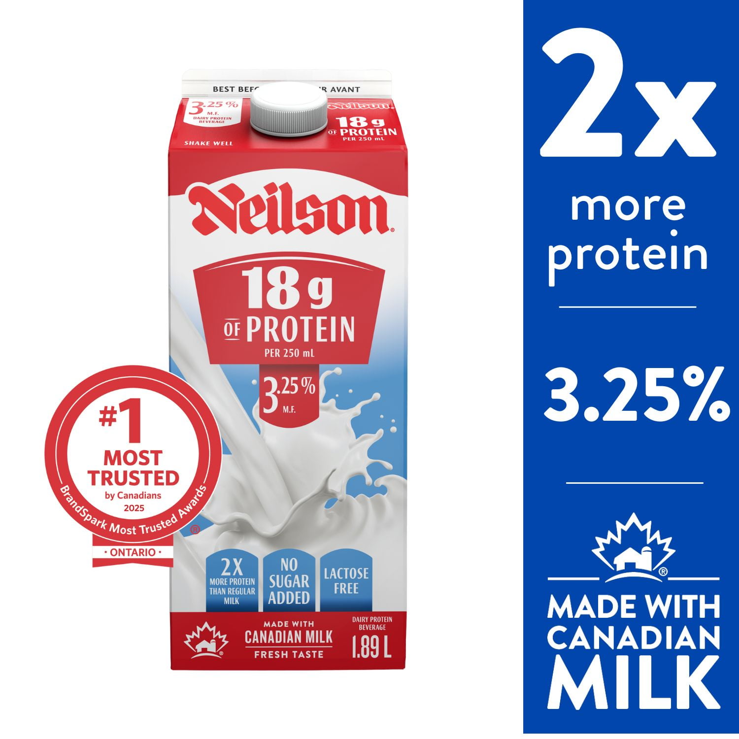 Neilson Neilson 3.25% Protein 18 g Beverage, 1.89L