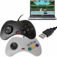 thumbnail image 4 of USB Classic Gamepad Controller Wired Game Controller Joypad for Sega Saturn PC, 4 of 5