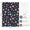 thumbnail image 2 of 2 Pcs Pioneer Flower Floral Print Pattern Kitchen Towels, Funny Microfiber Dish Towel Set, 18" X 26" Tea Towels, 2 of 6
