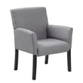 thumbnail image 1 of Natural Greige Chaise d'Invité Contemporaine en Tissu Rembourré Gris/noir, 1 of 1