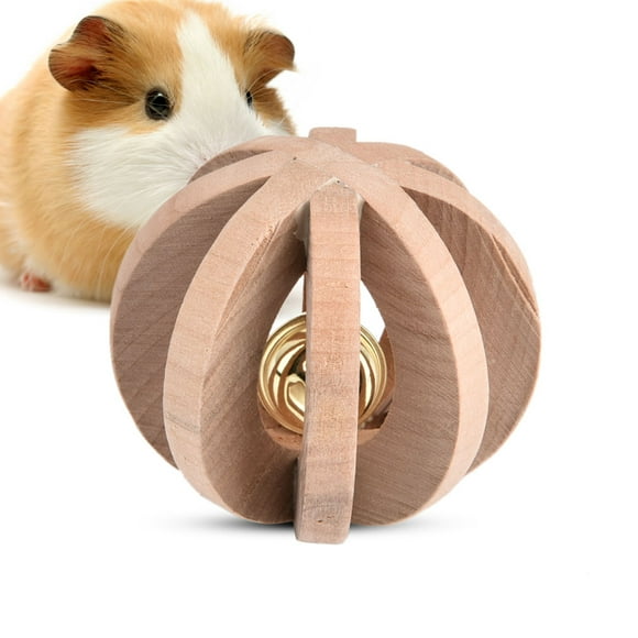 Dog Toys For Aggressive Chewers, Teething Interactive Chew Toy Dog Balls Indestructible Dog Toy Pet Dogs Cats Teether with Ringing Bell For Small Medium Cat Kitten Guinea Pigs Rat