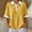 Yellow, variant on JOANKDMI Waffle Knit Shirts for Women Short Sleeve Collared Tops Color Block Casual Basic Tees with Pocket Relaxed Fit Summer Daily Clothes Athletic Golf Top
