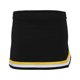 thumbnail image 1 of Falda Pike para niña BLK/ WH/ MTL GLD S Ropa deportiva Augusta 9146, 1 of 1