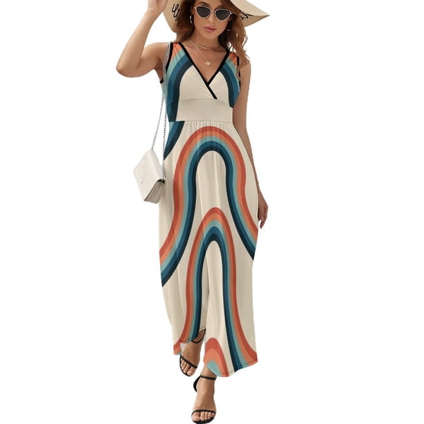 70s Retro Style Stripes Sleeveless Dress Dress women ladies dresses for women 2024 summer dress - Walmart.ca 70s Retro Style Stripes Sleeveless Dress Dress women ladies dresses for women 2024 summer dress - Walmart.ca
