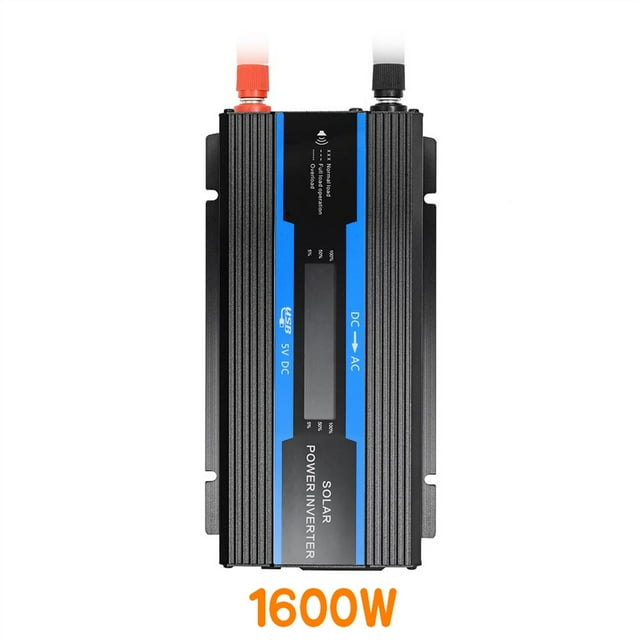 Modified Sine Wave Power Inverter 1200-2600W Inverter 12V-220 Power Converter With USB Charger Modified Pure Sine Voltage Relay 230 For Home Power Supply Unit ,Safety