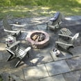 thumbnail image 2 of Highwood 6-pc Classic Westport Adirondack Set with 4 Classic Westport Adirondack Chairs and 2 Classic Wesport Side Tables - Outdoor, Eco-friendly, Synthetic Wood, 2 of 8