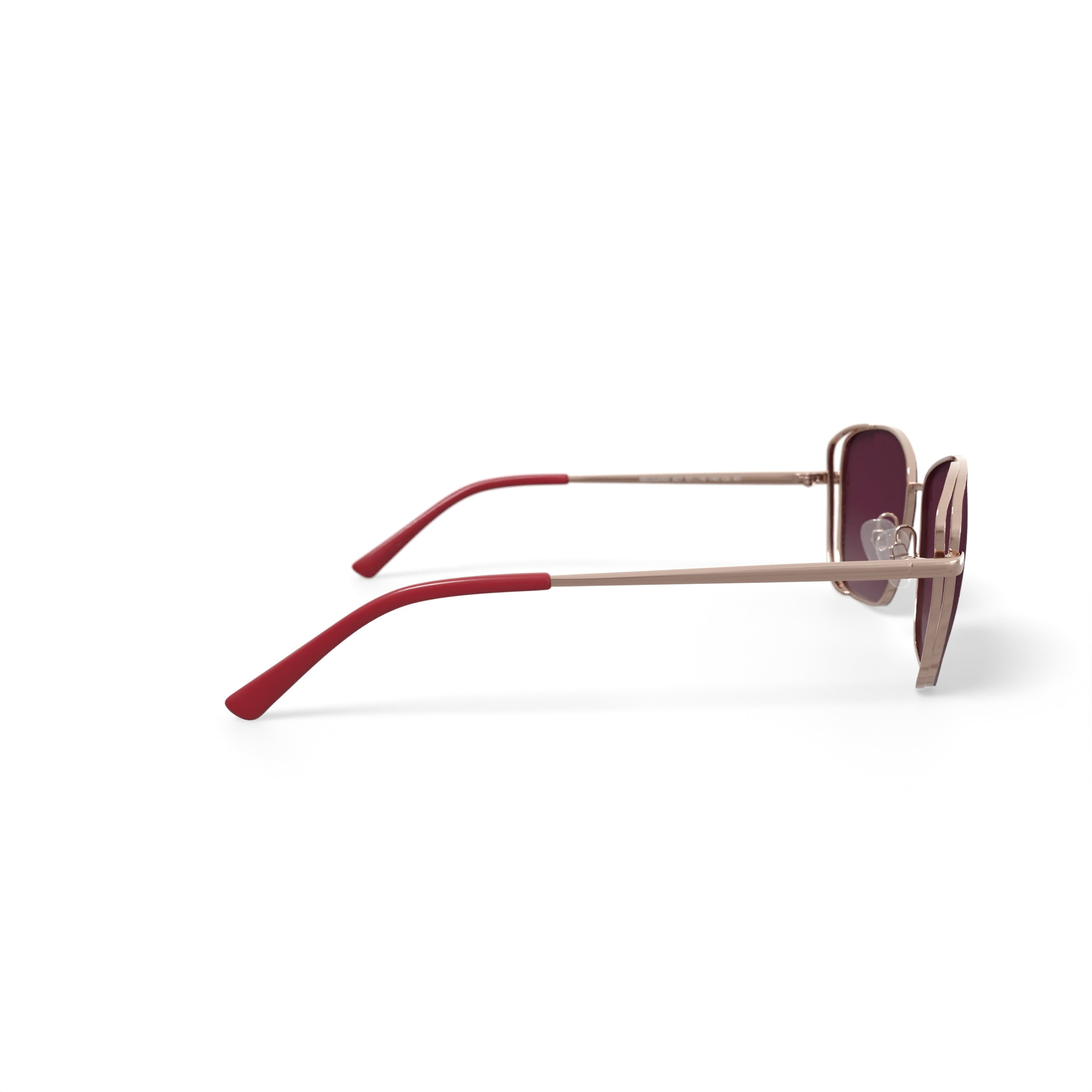 bebe Women's Rx'able Fashion Sunglasses, BBOS2000, Rose Gold, 55-16-140, with Case
