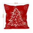 thumbnail image 3 of Funda De Cojín Decorativa De Lino Navideña Para Sofá Border Home. Funda De Almohada Festiva Con Estampados Impresos J, 3 of 4