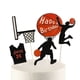 thumbnail image 5 of Decoración de Pastel de Cumpleaños de Baloncesto con Topper de 10 Piezas, 5 of 7