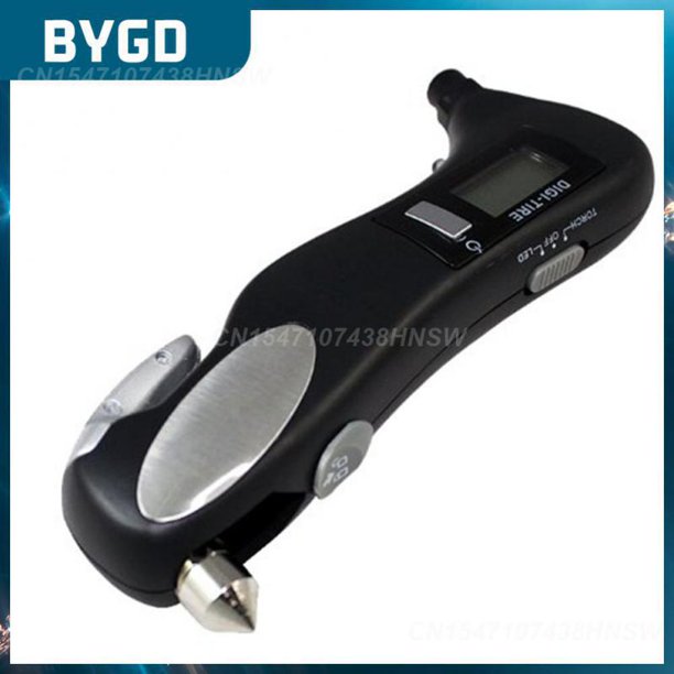 Emergency Use Tire Pressure Gauge 1pcs Multi-purpose Automobile Tire Pressure Gauge Multifunctional Car Supplies Portable01China He Qiyong unisex