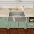 thumbnail image 4 of Kichae 33 Inch Farmhouse Apron Front Kitchen Sink 16 Gauge Stainless Steel Single Bowl, 4 of 7