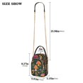 thumbnail image 2 of FORMRS Crossbody Bag for Women Quilted Travel Shoulder Cell Phone Purse with Chain Strap Handbag, Orange Mushroom, 2 of 7