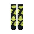 thumbnail image 2 of Stance Men's Crew Socks ~ MEAN ONE GRINCH black (L), 2 of 3