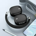 thumbnail image 4 of Wireless Over-Ear Bluetooth Headphones, 40MM Driver, HiFi Sound, Foldable, Bluetooth 5.3, Multi-Device Pairing, Long Battery Life, Adjustable Headband, Office, Gaming, Travel, 4 of 6