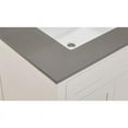 thumbnail image 2 of Altair 31 in. Composite Stone Vanity Top In Concrete Grey with White  Sink, 2 of 7