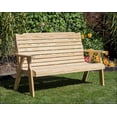 thumbnail image 3 of 64" Treated Pine Crossback Garden Bench, 3 of 3