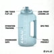 thumbnail image 3 of Botella de agua ZULU Goals de medio galón, 1,9 L, con marcador de tiempo azul, 3 of 7