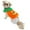 Orange, variant on Woof Dog Pumpkin Costume 2 VELCRO Straps