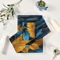 thumbnail image 6 of 3 Piece Bath Towels Set Bath Towel, Hand Towel and Face Towel for Bathroom, Gym, Hotel Blue Leaves and Sunflowers, 6 of 8