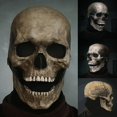 thumbnail image 2 of Máscara de látex para Halloween, máscara de Calavera, decoración de terror, máscara de calavera de cabeza completa, casco de mandíbula móvil, regalos, máscara de disfraz de fiesta Fivean unisex, 2 of 2