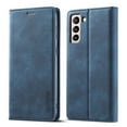 thumbnail image 2 of LC.IMEEKE Leather For Samsung Galaxy S21+ 5G Case, Flip Wallet Leather Case with Card Holder Magnetic Closure Shockproof Kickstand Protective Phone Cases Cover For Samsung Galaxy S21+ 5G,Blue, 2 of 10