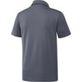 thumbnail image 2 of Adidas Men's Climate Grind Polo, Onix/Grey, Large, 2 of 2