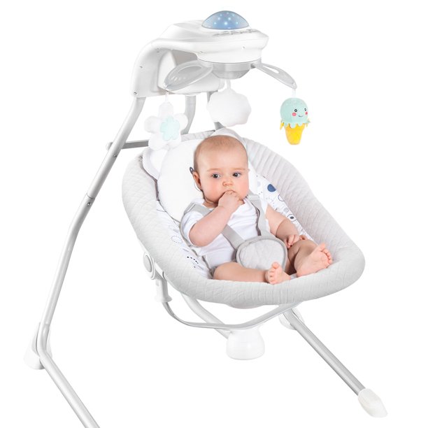 RONBEI Baby Swings for Infants, Cradle Swing, Electric Baby Swing Chair