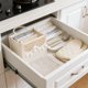 thumbnail image 4 of Cesta de almacenamiento de tela plegable con asa para el armario del dormitorio, ropa, juguetes y aperitivos, caja organizadora ligera y transpirable, 4 of 6