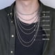 thumbnail image 5 of Silver Cross Necklace 925 Sterling Silver Pendant with Steel Chain, 1630 Inches, 5 of 5