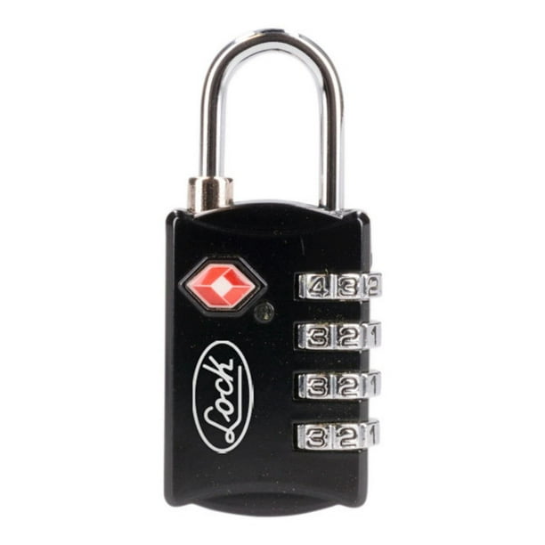 Candado Laminado Corto Lock Candado Maletero Negro Tsa 40 Mm 54CA