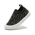 thumbnail image 3 of kkdom Boys Girls Sneakers Shoes Lightweight Slip-on Walking Shoes Black Size 11 Little Kid, 3 of 7