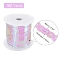 thumbnail image 2 of Uxcell 100Yards 6mm Flat Sequin Strip Spangle Paillette String Sequin Trim White, 2 of 6