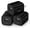 3 Pack Black, variant on TYPPKMM Type C Travel Plug Adapter Kit with USB Charging Port, 3 Count, 3 Pack