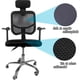 thumbnail image 2 of Silla de oficina ajustable con inclinacion negro Rack & Pack mkz-ofichair, 2 of 8
