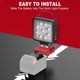 thumbnail image 3 of Luz de trabajo LED LIVOWALNY portátil para batería Milwaukee de 18 V, 3 of 8