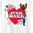 thumbnail image 3 of Star Wars - Valentines Scribble - Women's Short Sleeve Graphic T-Shirt, 3 of 5