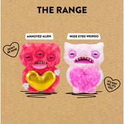 Fuggler Love Fugg 9 inch Wide Eyes Weirdo (pink), Funny Ugly Monster Soft Stuffed Plush Toy by ZURU