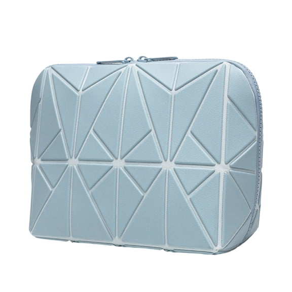 7.9X7.1X4.3 Inch Makeup Organizer Accessories for Women,Traveler Bag Large Toiletry Bag with No-Spill Waterproof Compartments and Dividers