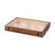 thumbnail image 1 of Caja de sombra con marco rectangular de madera, caja de almacenamiento, caja de recuerdos decorativa, flores secas marrón, 1 of 9