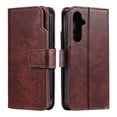 thumbnail image 3 of Allytechgroup Wallet Case for Samsung Galaxy S22, 9 Cards Slots Flip Stand RFID Blocking Bumper Shockproof Vintage PU Leather Phone Case Cover for Galaxy S22, Brown, 3 of 14