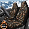 thumbnail image 2 of Uorisanigo Car Seat Covers Front Seats only, 2 Pack Blanket Cloth Mushroom Print Seat Covers Universal Fit for Most Vehicles, Summer Cool & Winter Warm, Car Accessories, 2 of 7