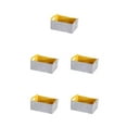 thumbnail image 3 of Ruiboury Multi Storage Baskets Organizer For Cables Toys Collapsible For Easy gray+yellow 30x24x15cm 5Set, 3 of 6