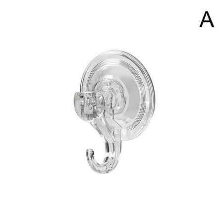 

1-10 Heavy Duty Giant Suction Cup Wreath Hook Hooks Clear Hanger UK Home W3U1