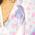 thumbnail image 5 of SUCS Girls Swimsuit Long Sleeve Surf Leopard Heart Print Lightweight Swimsuit, 5 of 7