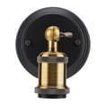 thumbnail image 4 of East buy Lámpara de Pared de Hierro - E27 Vintage Country Style Black Simple Lámpara de Pared de Hierro Sconce Light 90-250V, 4 of 11