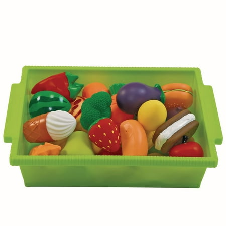 UPC: 0191487029728 | Excellerations My First Soft Play Food Set – 24 Pieces with Storage Bin