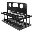 thumbnail image 2 of Portabotellas de fútbol, ​​soporte para botellas de agua deportivo, soporte plegable para bebidas, soporte para bebidas para el hogar, fitness, hockey Negro, 2 of 8